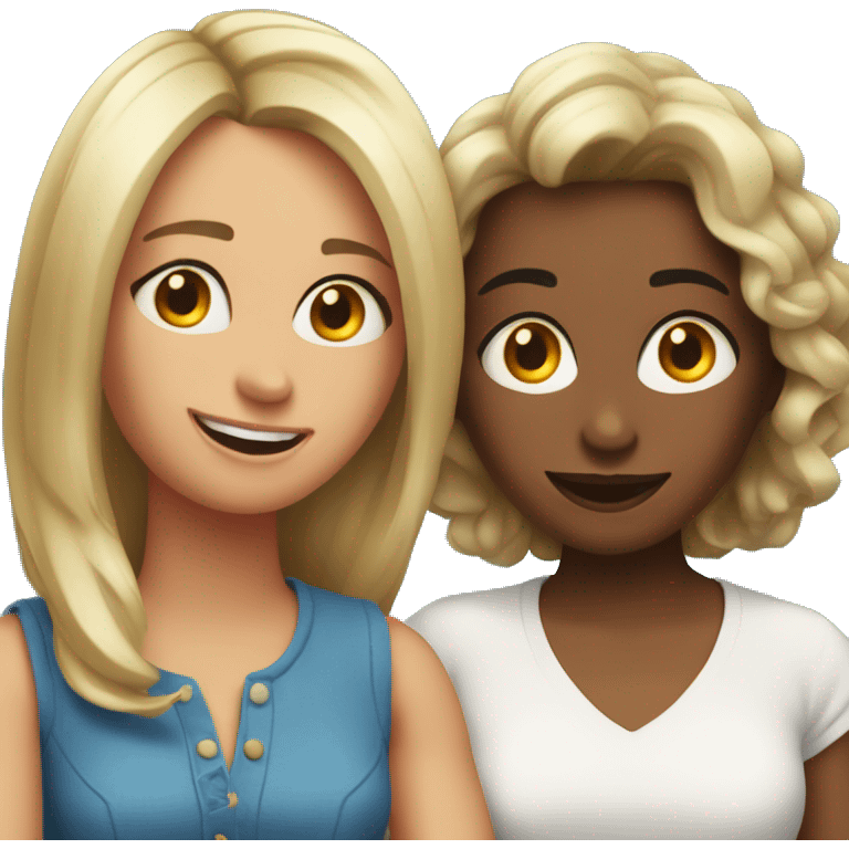 Lies en Ellen zijn Besties  emoji