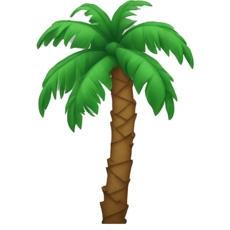 palm tree down horizontal emoji