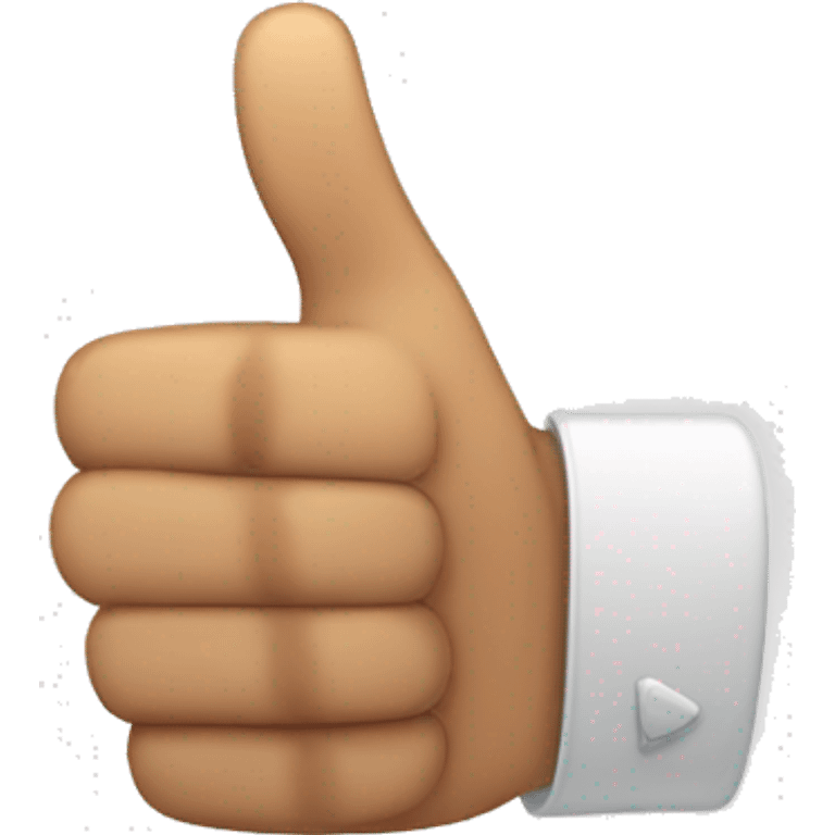  thumbs up finger not lifted emoji