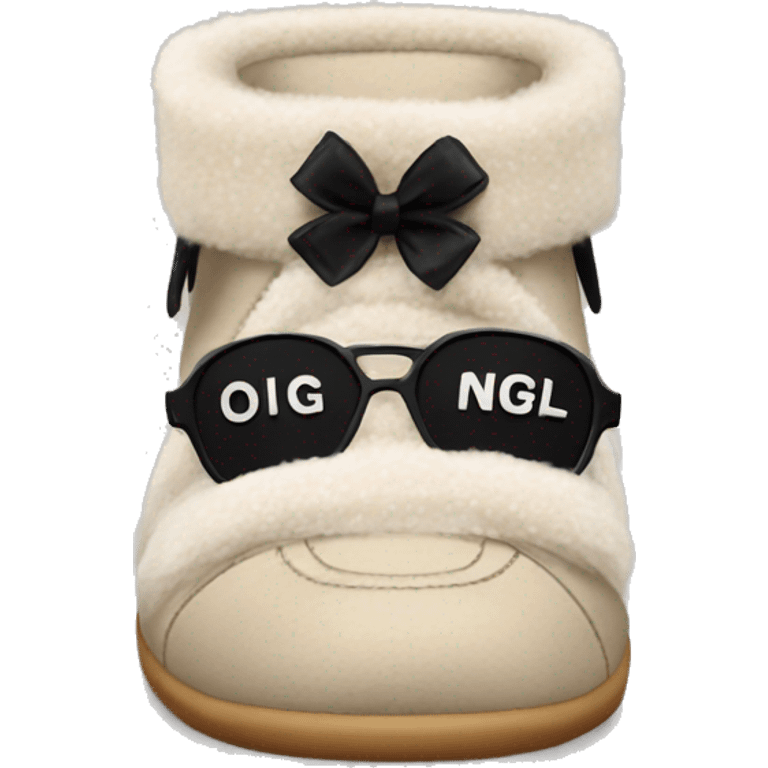 Chanel Ugg emoji