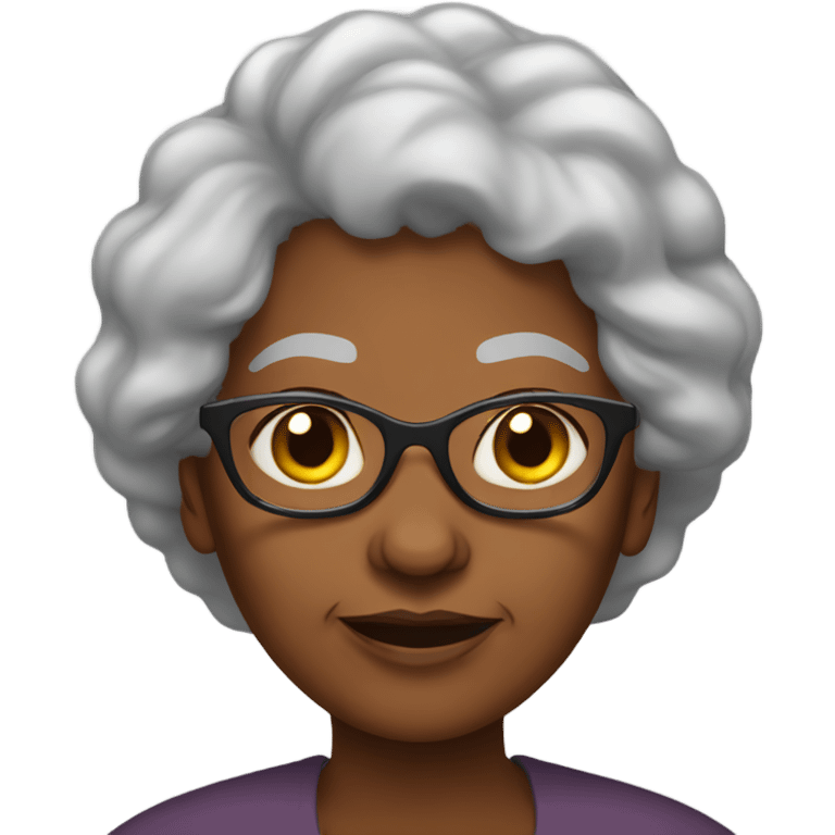 black grandma  emoji