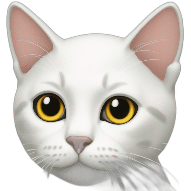 Cat White emoji