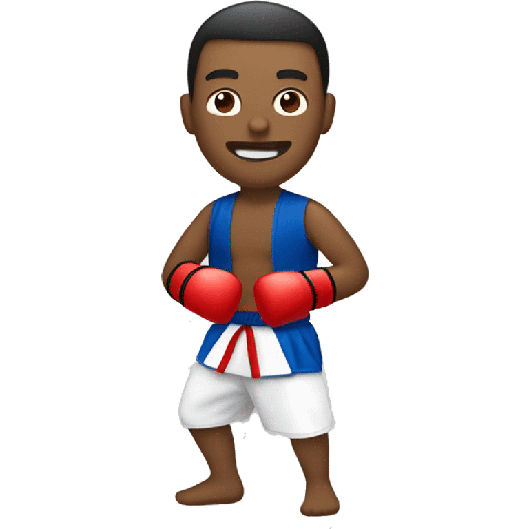 A man doing Muai Thai emoji