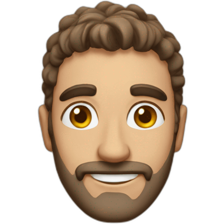 Happy greek guy emoji