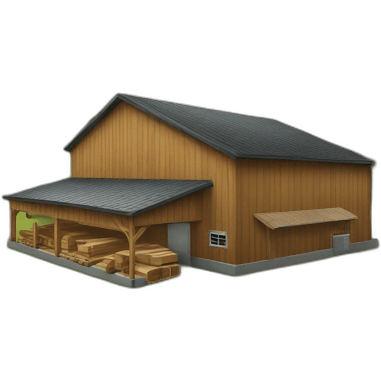 modern lumber factory emoji