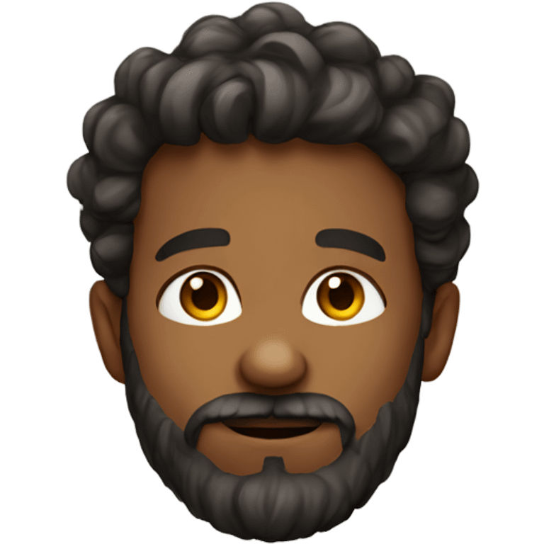 bearded boy portrait closeup emoji