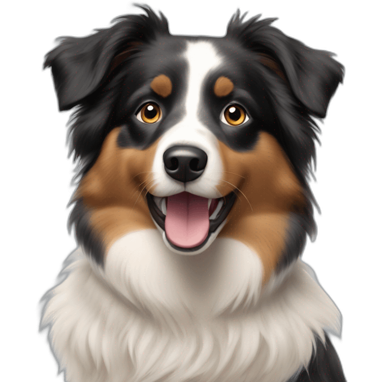 Miniature Australian shepherd emoji