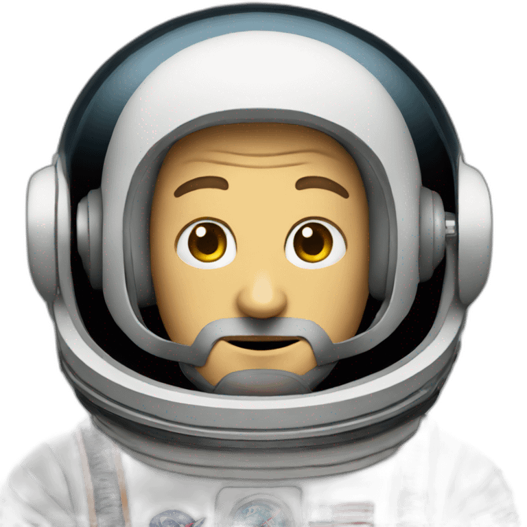 steve jobs as astronaut emoji