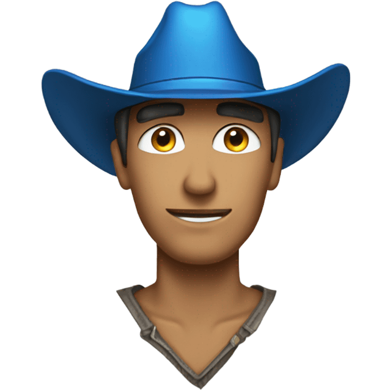 blue cowboy hst emoji