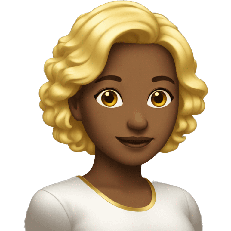 Golden girl emoji