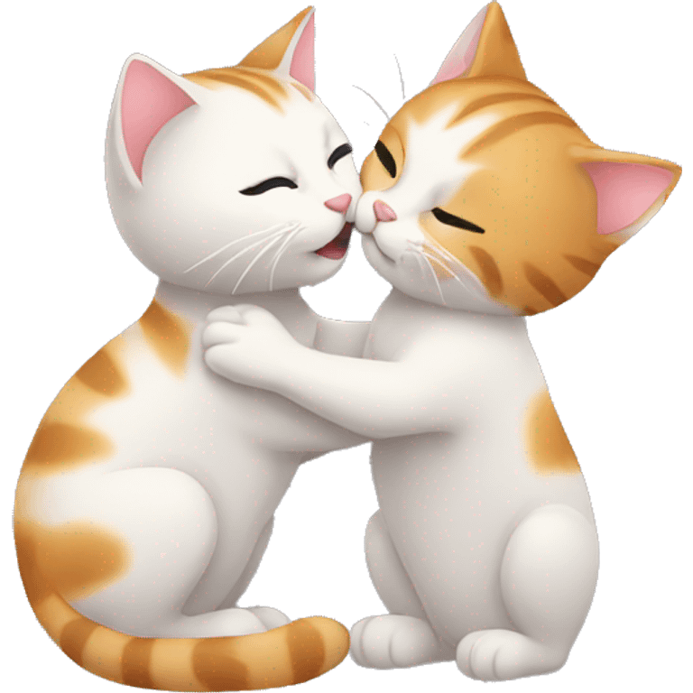 Cat kissing emoji