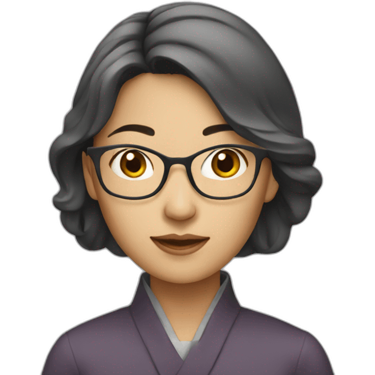 asian female writer emoji