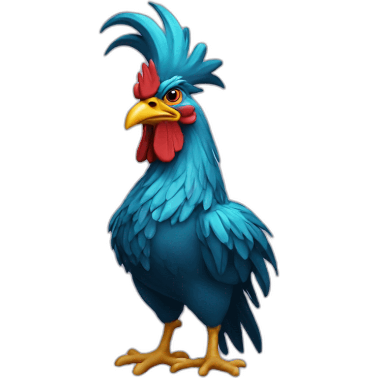 wizard rooster emoji