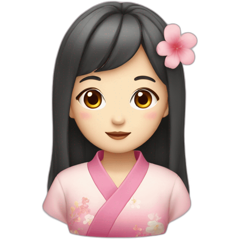 Kawaii japanese girl emoji