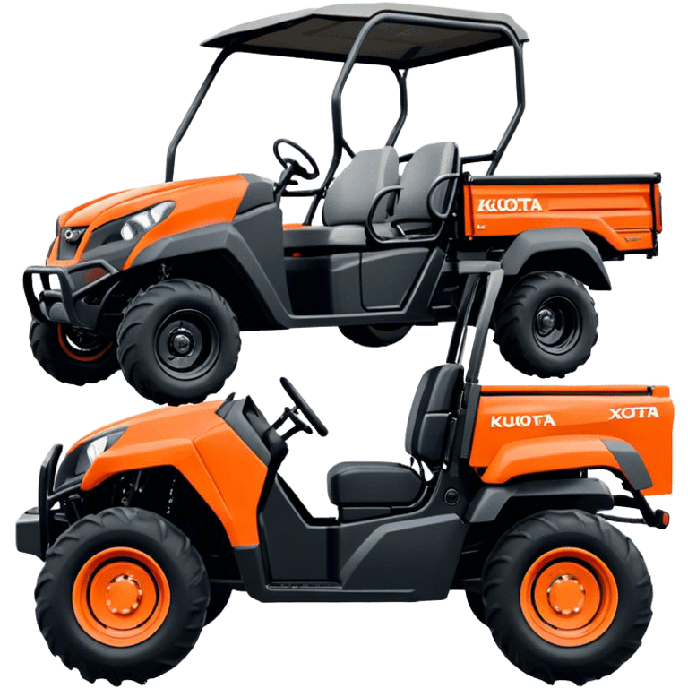 Farm Utility Vehicle (UTV) - Kubota RTV-XG850 (Model Year: 2021) (Iconic colour: Orange) emoji