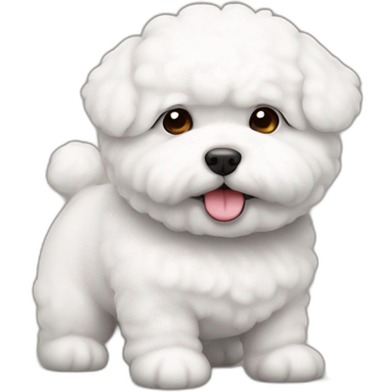 fat bichon emoji