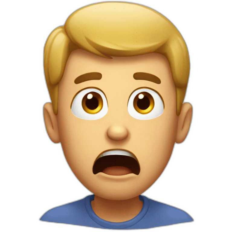 shocked guy emoji