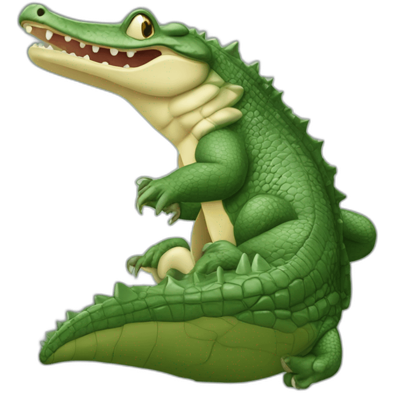 Souris Sur Crocodile emoji