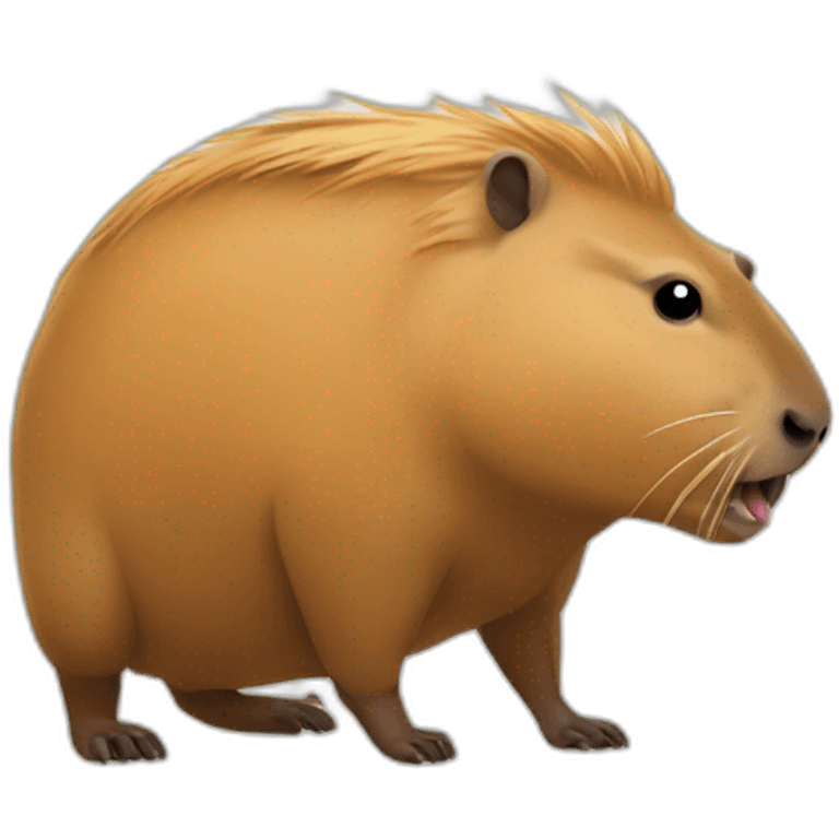 capybara déguiser en bière emoji