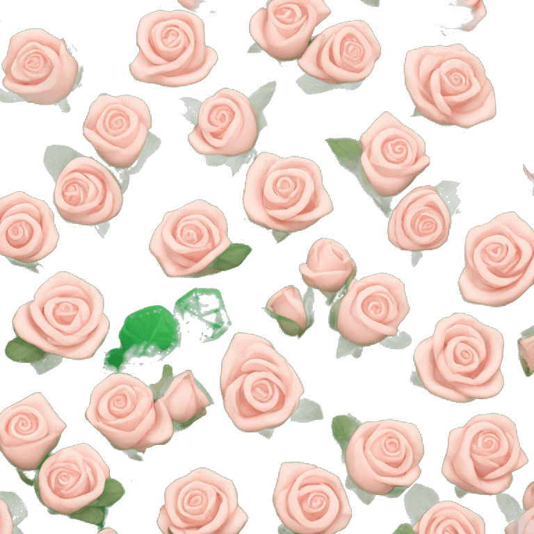 Emerald roses emoji