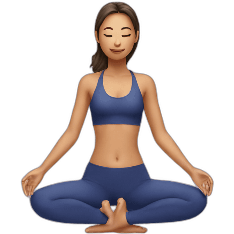 bikini yoga emoji