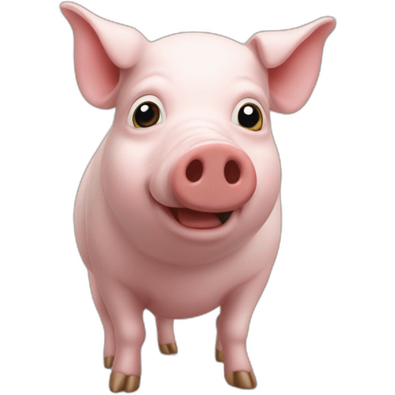 Cochon voilé emoji