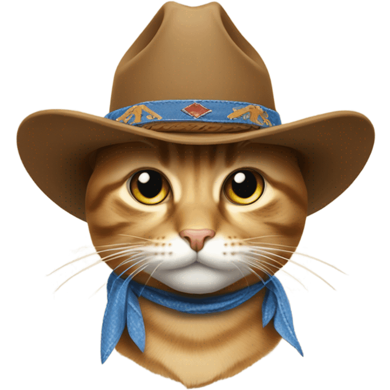 cowboy cat emoji