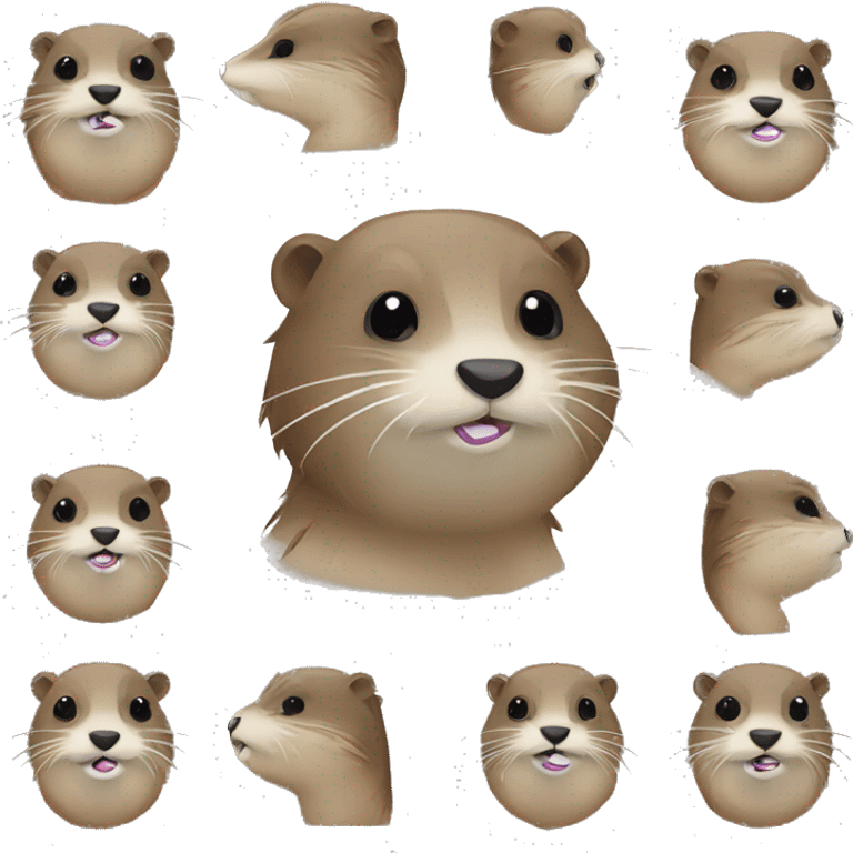 Nutria animal emoji