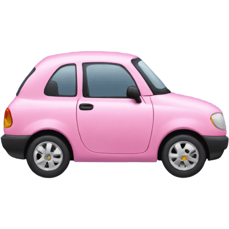 small pink car emoji