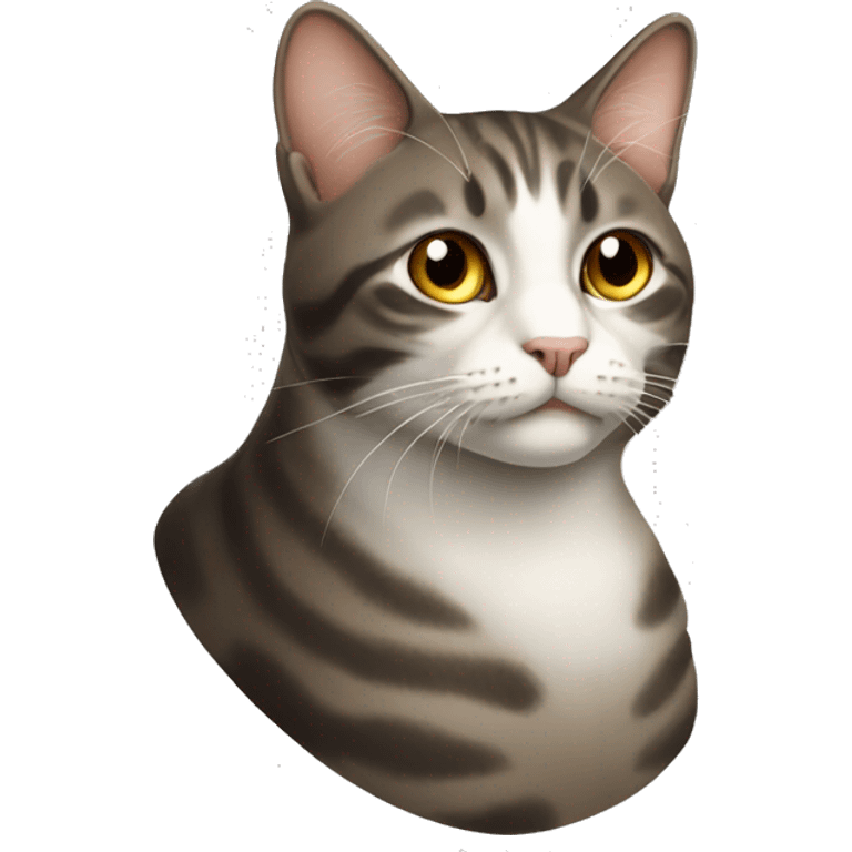 smart cat emoji