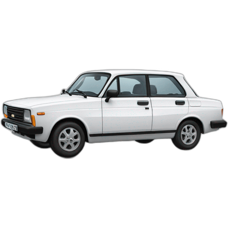 White lada 2106 emoji