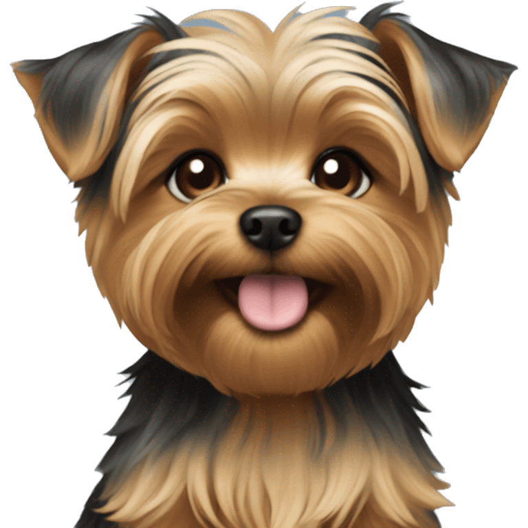 Yorkie puppy emoji