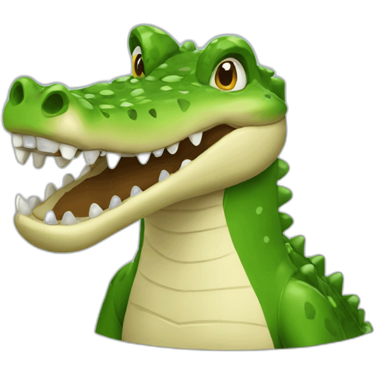 Chat crocodile emoji