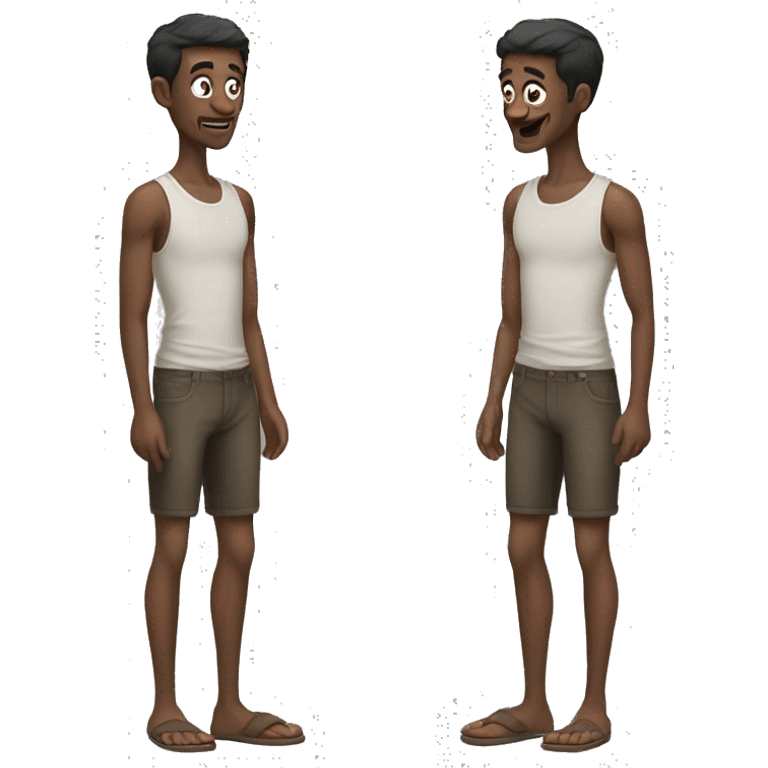 Skinny man emoji