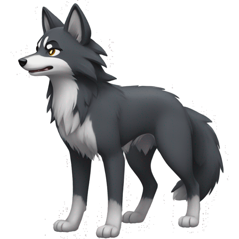 Mightyena full body emoji