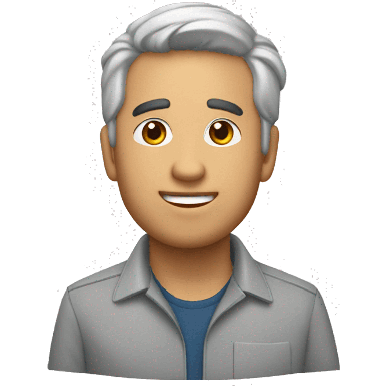 Menino moreno estoico emoji