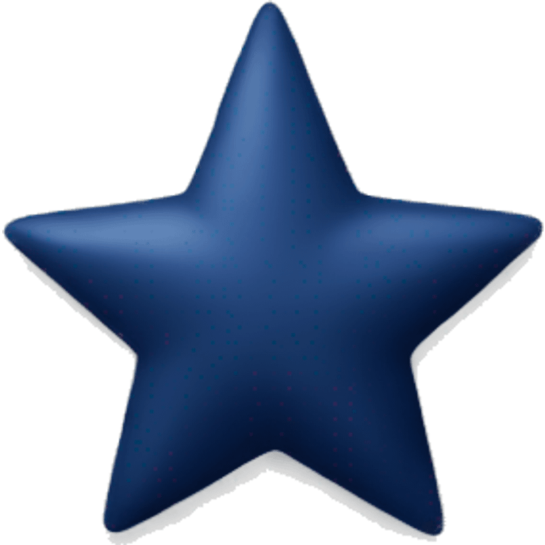 Navy blue star emoji