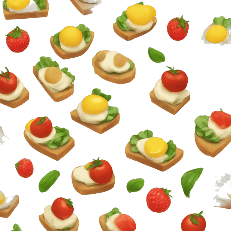 healthy canape emoji