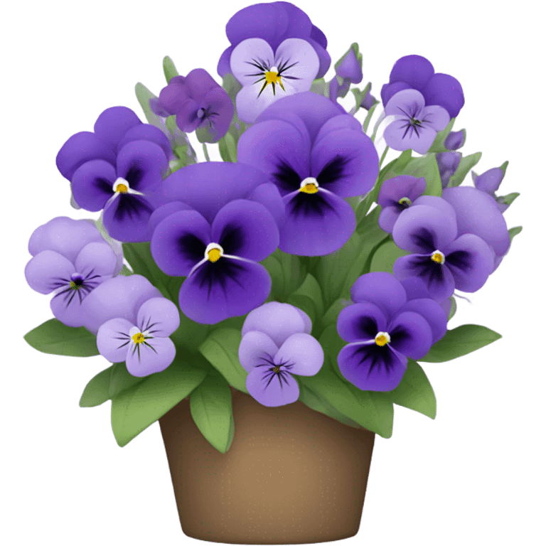 Violet Flower arrangement emoji