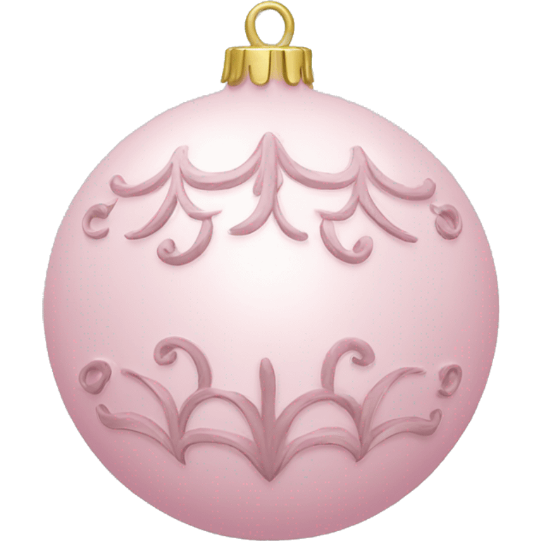 Light pink ornament  emoji