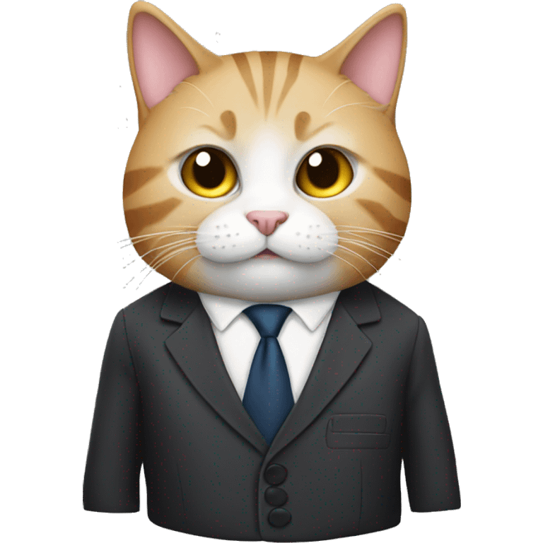 cat in a suit emoji