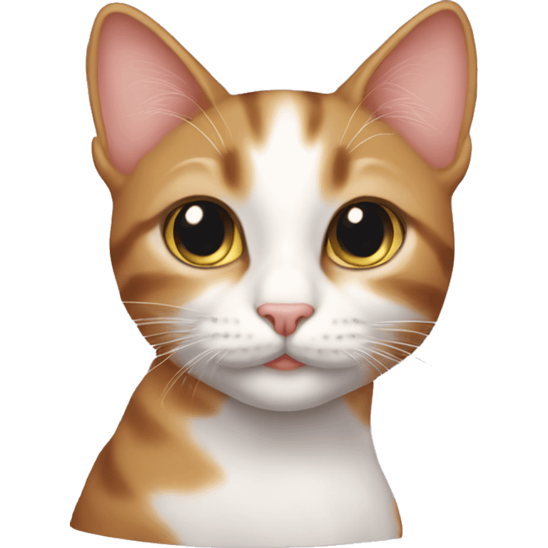 Cute cat glamour emoji