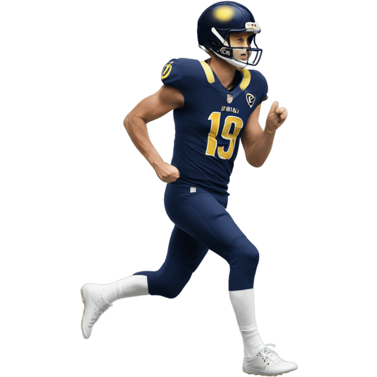 jared goff moonwalking  emoji