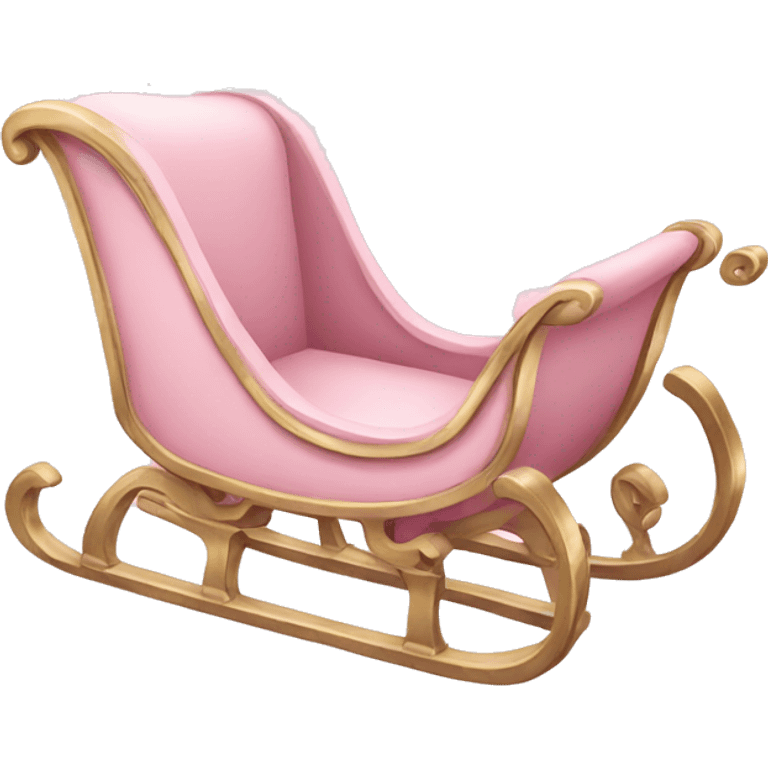 light pink sleigh emoji