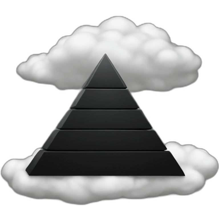 a-big-black-pyramid-on-cloud emoji