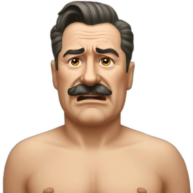 Stalin crying in shower emoji