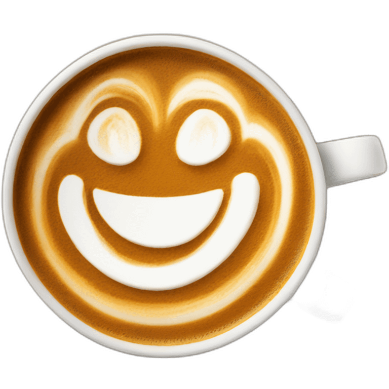 Latte art emoji