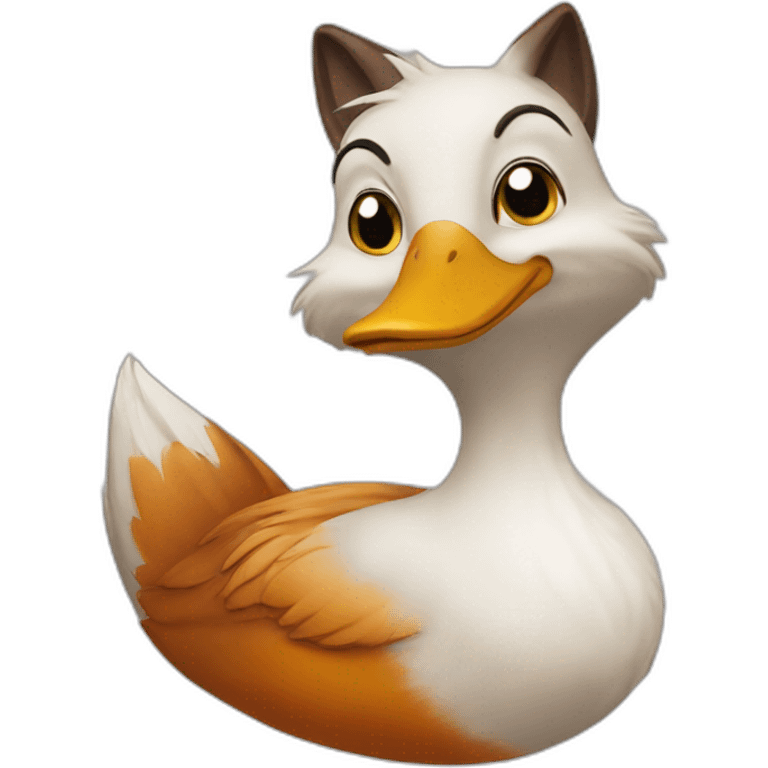 Canard renard emoji