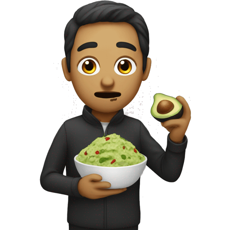 mexican eating guacam emoji