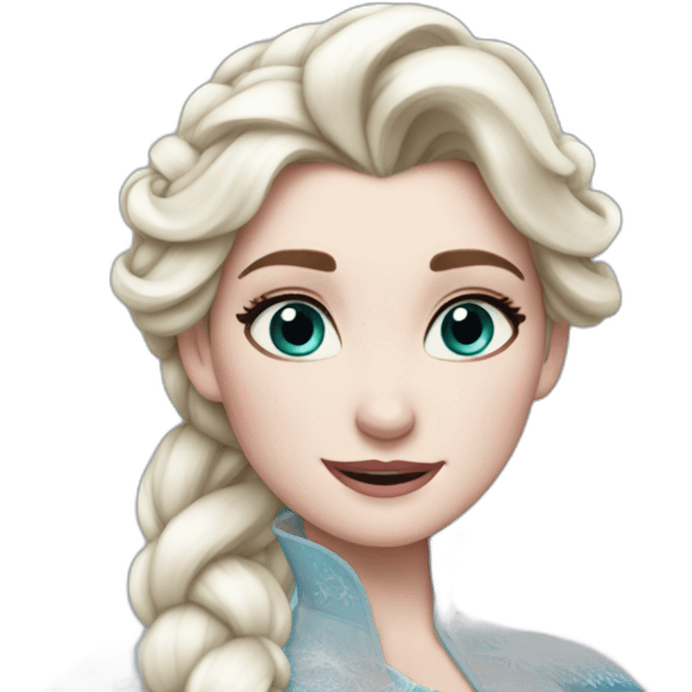 Elsa frozen emoji